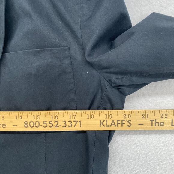 VINCE Blazer Mens 38 Jacket Sportscoat Unstructured Cotton Blend Casual Blue - Picture 9 of 11